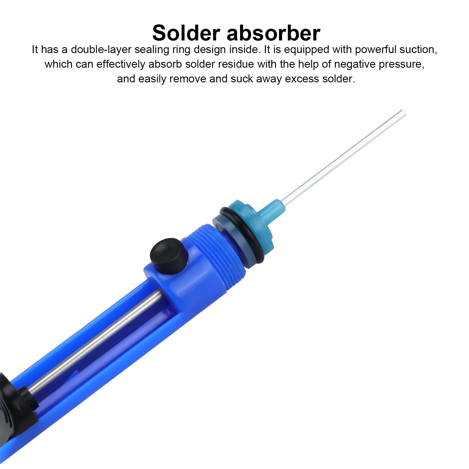 Kit De 3 Bombas De Desoldadura Manual - Extracción De Estaño, Punta Antiestática, Ideal Para Reparar Placas De Circuito Y Proyectos DIY