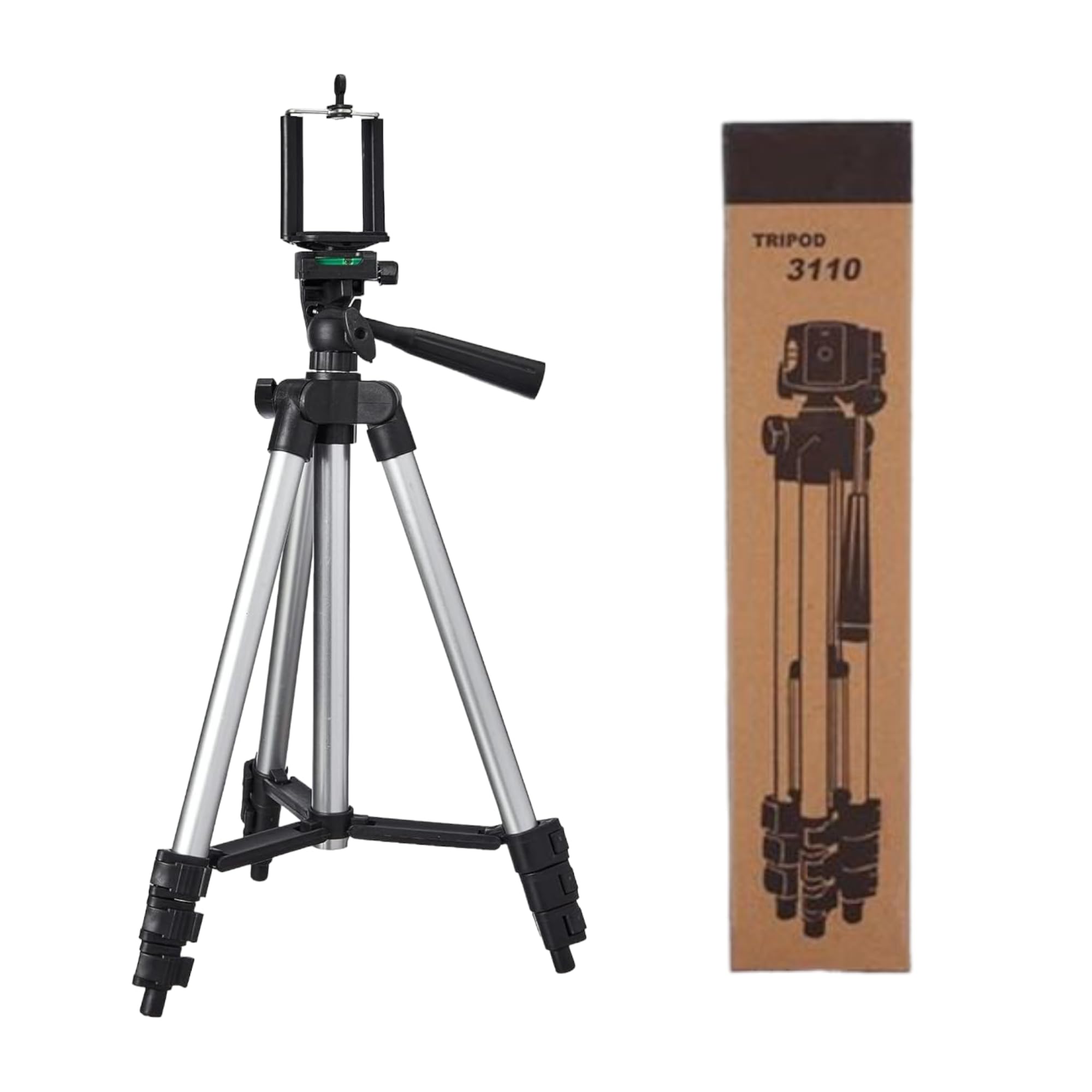 3110 Adjustable Aluminium Alloy Tripod Stand Holder for Mobile Phones & Camera, 360 mm -1050 mm, 1/4 inch Screw + Mobile Holder Bracket (B0BPPCLQDZ) Amazon Price History, Amazon Price Tracker