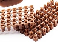 Vista 5 de Sellos de letras para arcilla, sellos de plástico del alfabeto para arcilla, letras del alfabeto pequeño, kit de sellos de cerámica, accesorios