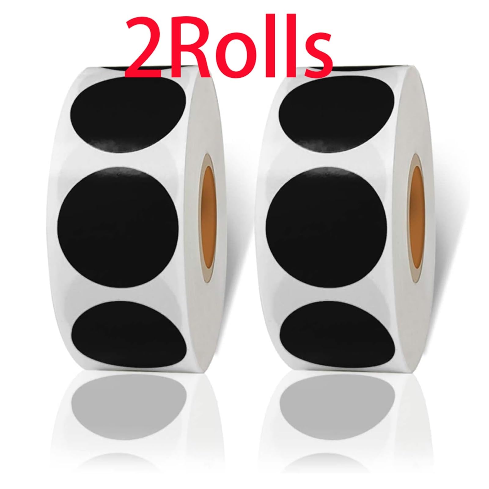 Lot de 500 autocollants ronds colorés de 2,5 cm pour écrire des étiquettes pour la famille, le bureau, les étudiants (12 rouleaux (6 000 pièces)