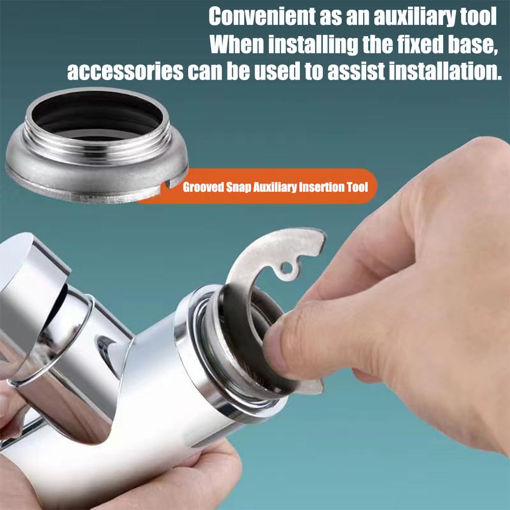Base di Fissaggio Rubinetto,Supporto Universale per Miscelatore,Kit di Installazione per Rubinetto - Facile da Montare,Resistente e Antiscivolo,Compatibile con Rubinetti a Acqua Calda e Fredda