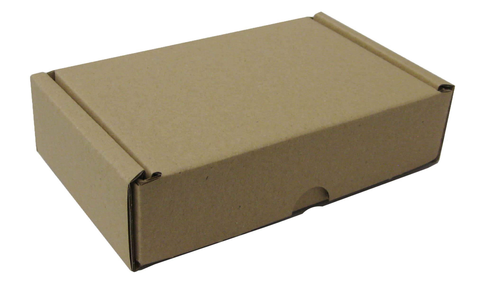 MEG4TEC 25 Pack Shipping Coloured Boxes - Corrugated Cardboard Small Parcel Box for Posting Packing Mailing (7" x 5.5" x 2" (17cm x 14cm x 5cm), Brown)