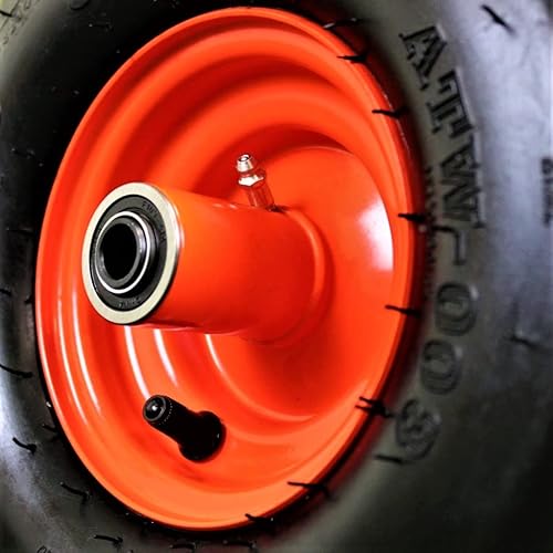 Miniatura 5 de Antego Tire & Wheel - Juego de dos conjuntos neumáticos Bad Boy 11x6.00-5 | Recubierto en polvo naranja | Reemplazo directo para 022-8049-00,