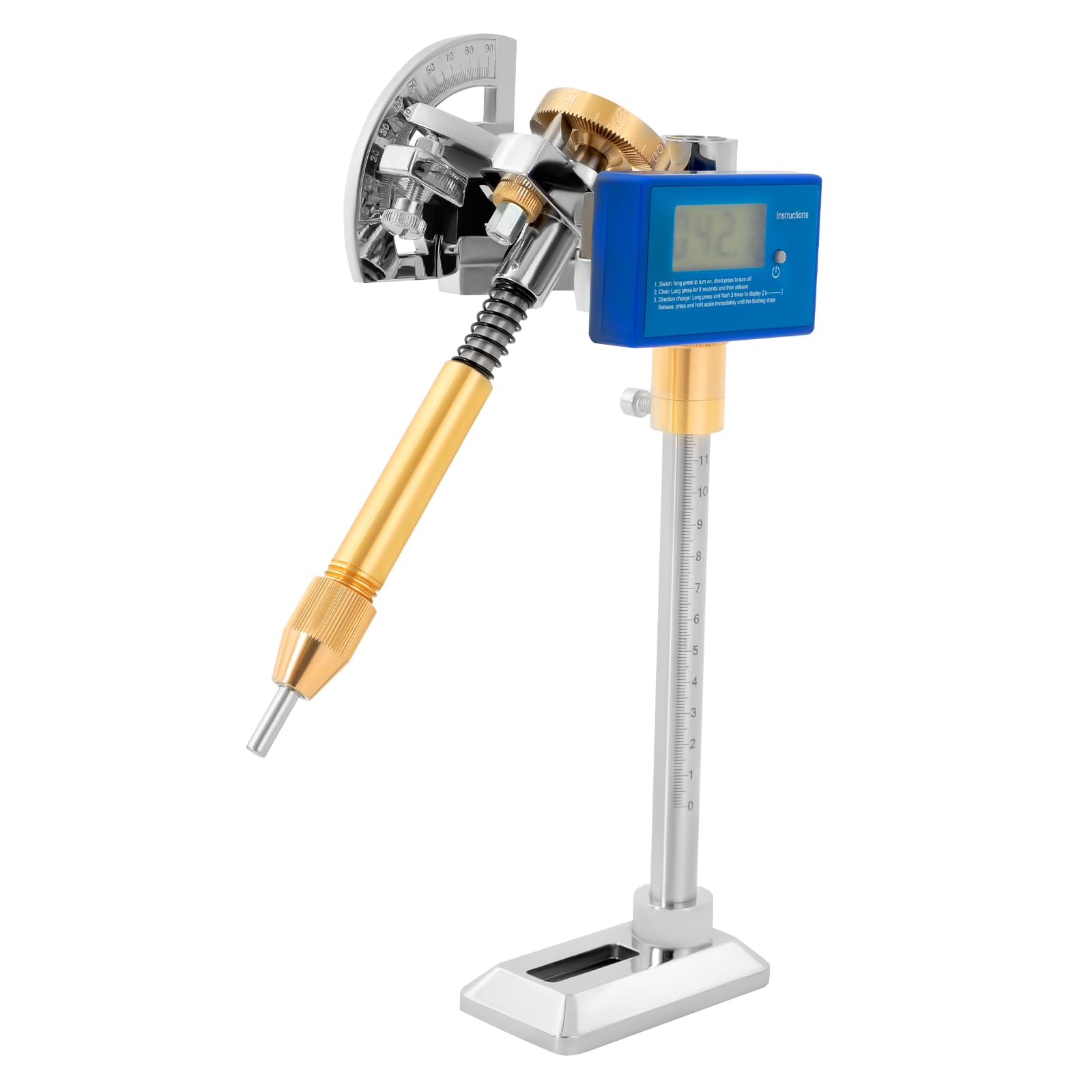 ?Digital Gem Faceting Machine with Angle Controller, Adjustable Speed Lapidary Grinder & Polisher for Jewelry Making, Precision Gemstone Cutting/Jade/Agate/Crystal Tools Kit