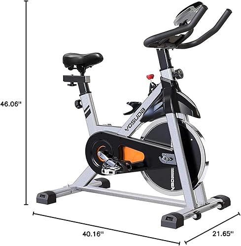 Miniatura 10 de YOSUDA Indoor Cycling Bike Stationary Bike - Cycle Bike with Ipad Mount  Comfortable Seat Cushion