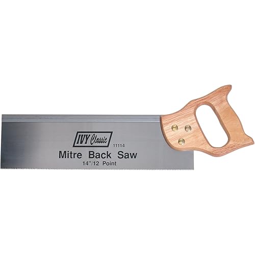 IVY Classic 11114 14" Miter Back Saw, Hardwood Handle