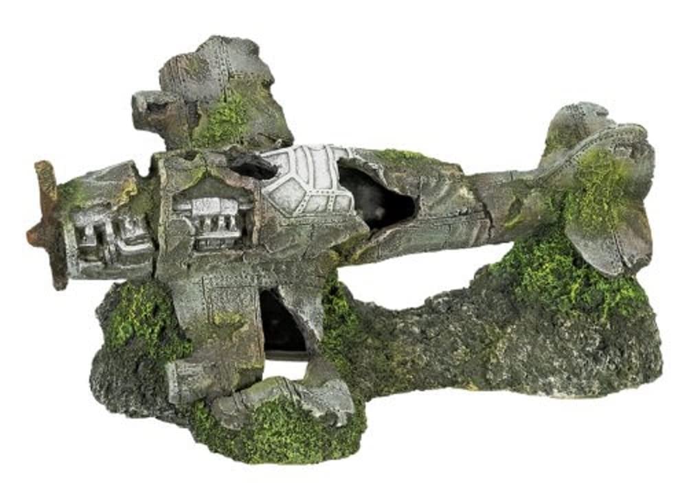 Nobby Plane Wreck Aquarium Ornaments, 26.5 x 17.5 x 13 cm