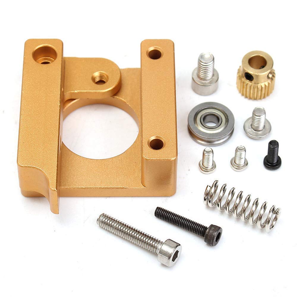 Left Hand MK8 Extruder Aluminum Block DIY Kit Single Nozzle Extrusion Head 3D Printer Accessories (Pack of 2) : Industrial & Scientific