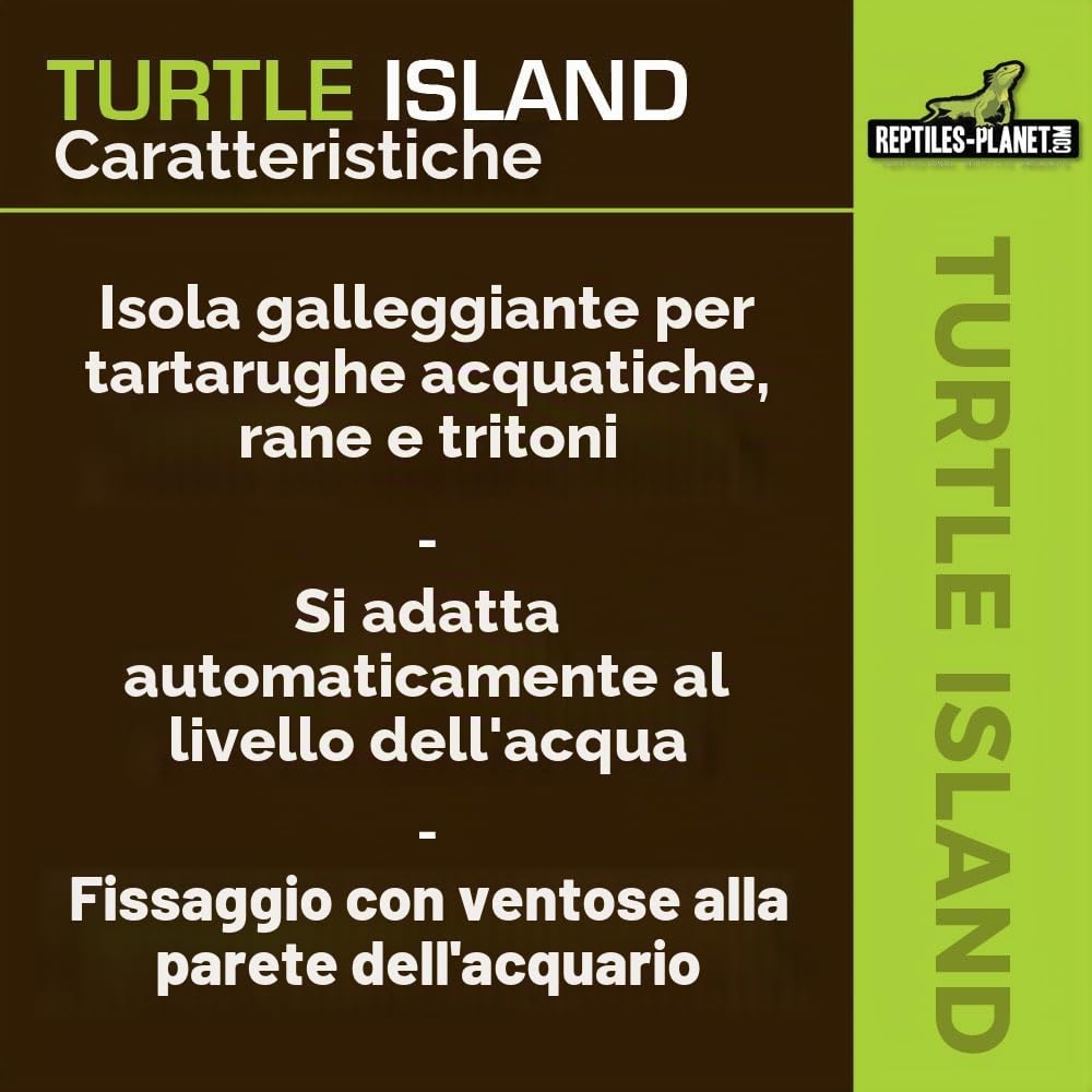 Reptiles-Planet Tartaruga Isola per Tartarughe acquatiche, Grande