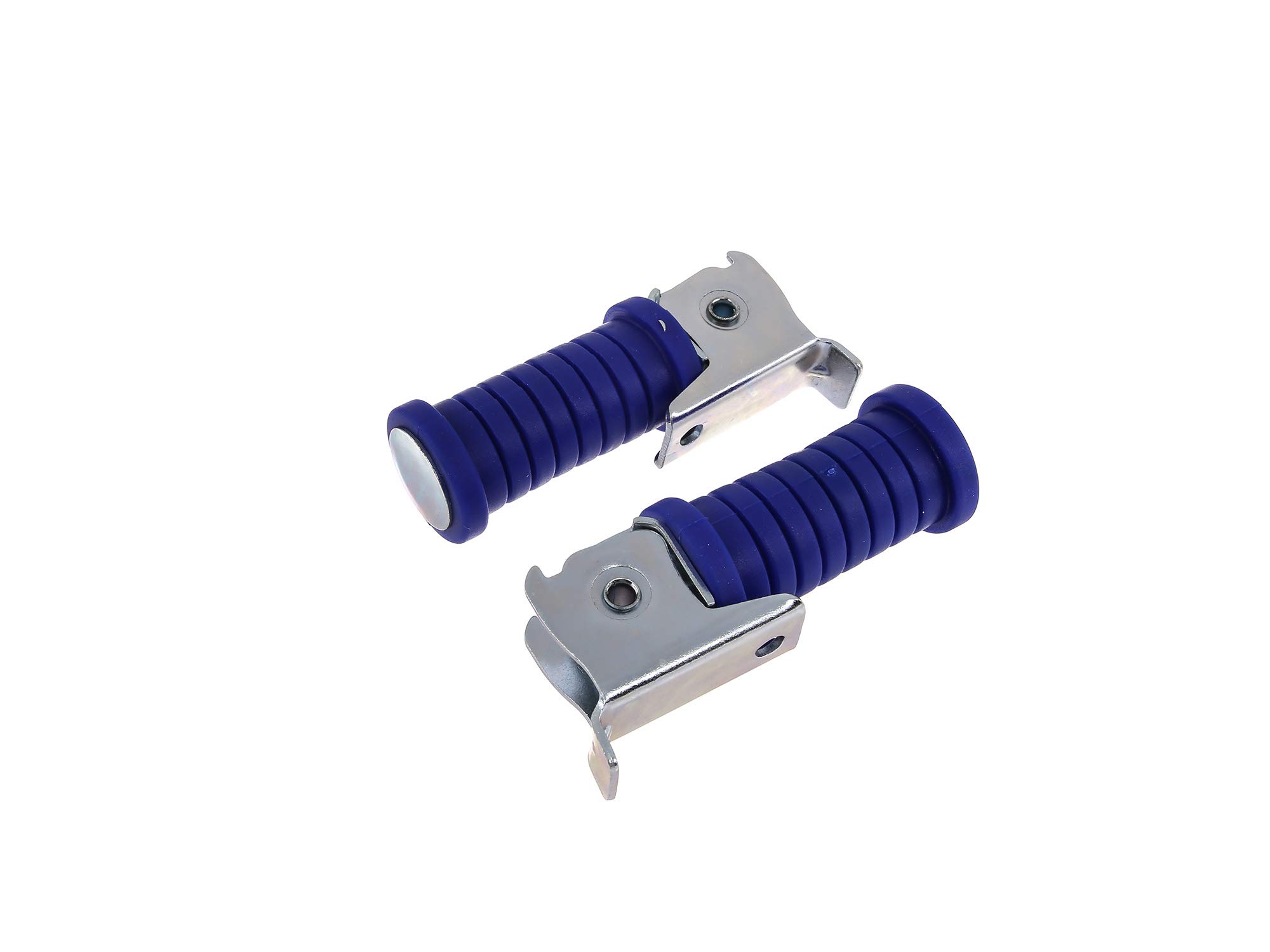 Set: Tuning Fußrasten, 4-teilig in Blau Simson S51, S50, S53, S70, S83