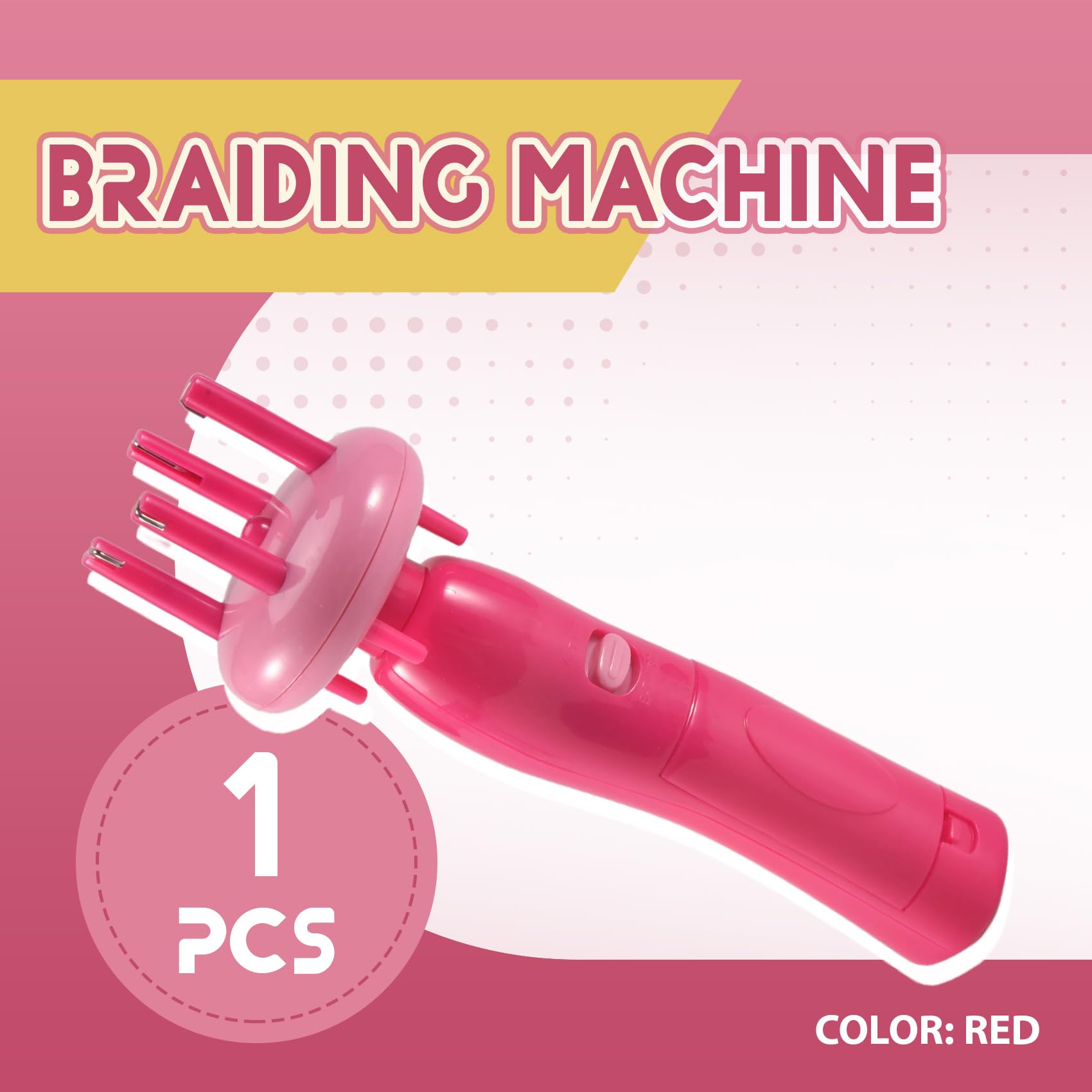 Folceretsc Women Portable Electric Automatic Diy Hairstyle Tool Braid Machine Hair Weave Roller Twist Braider Device Kit - Image 3
