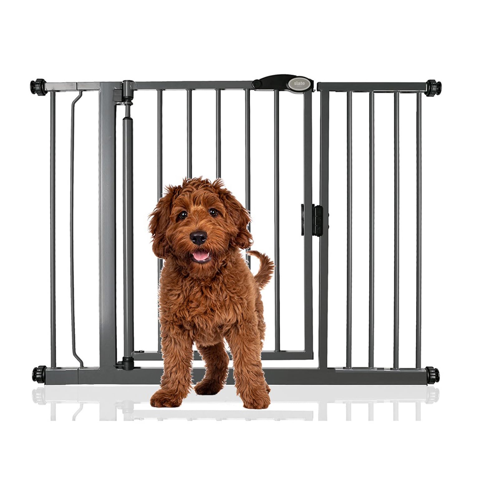 Bettacare Auto Close Pet Gate, 75cm - 82cm, Matt Black, Pressure Fit Stair Gate for Dog & Puppy, Safety Barrier for Doors Hallways and Spaces, Easy Installation — view 21