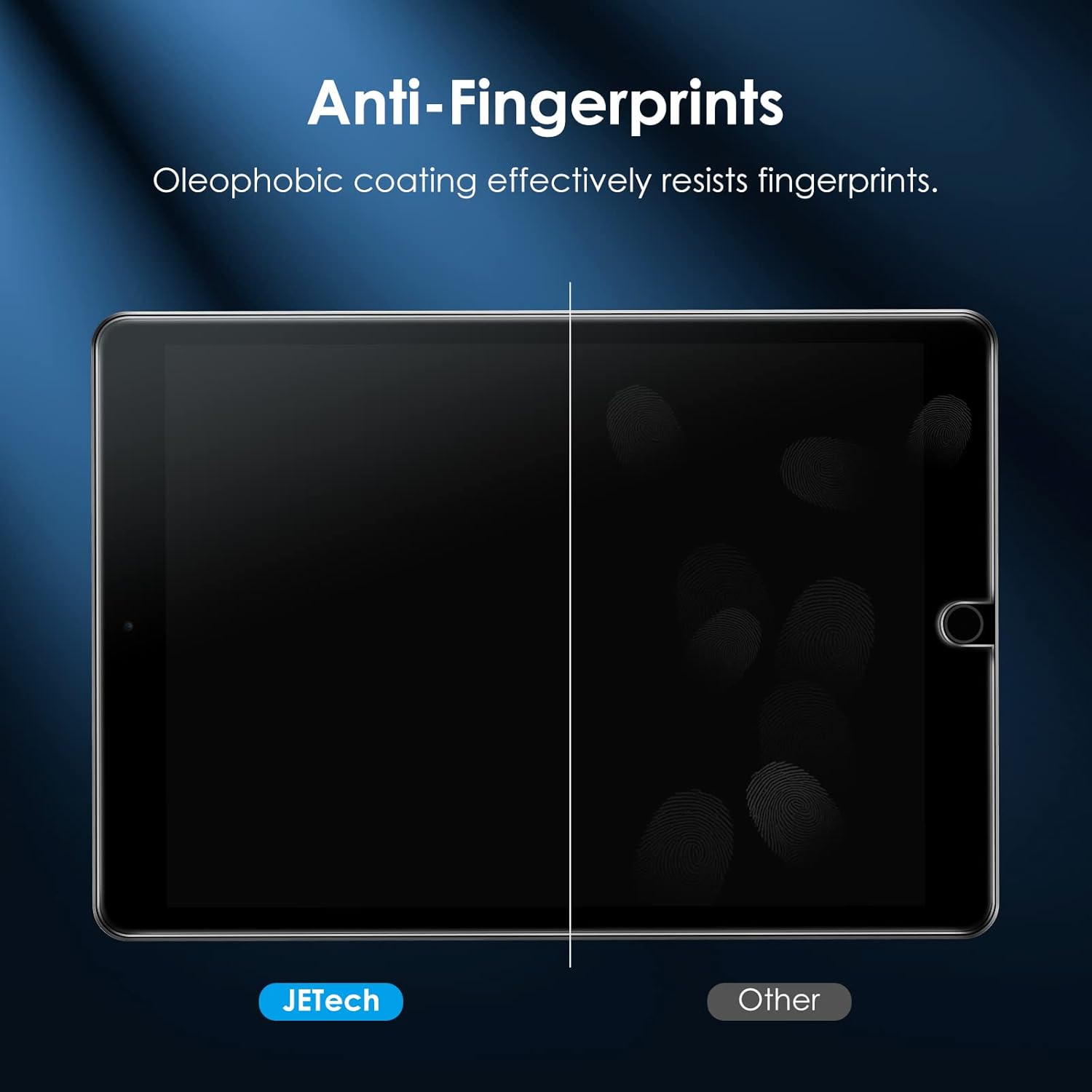 One Touch Install Screen Protector for iPad 10.2-Inch, Tempered