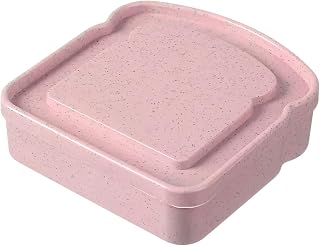 Sandwich Sushi Storage and Warming Plastic Container Box, Suitable for Office and Outdoor Camping,1PCS,5 * 4.7 * 1.5inch