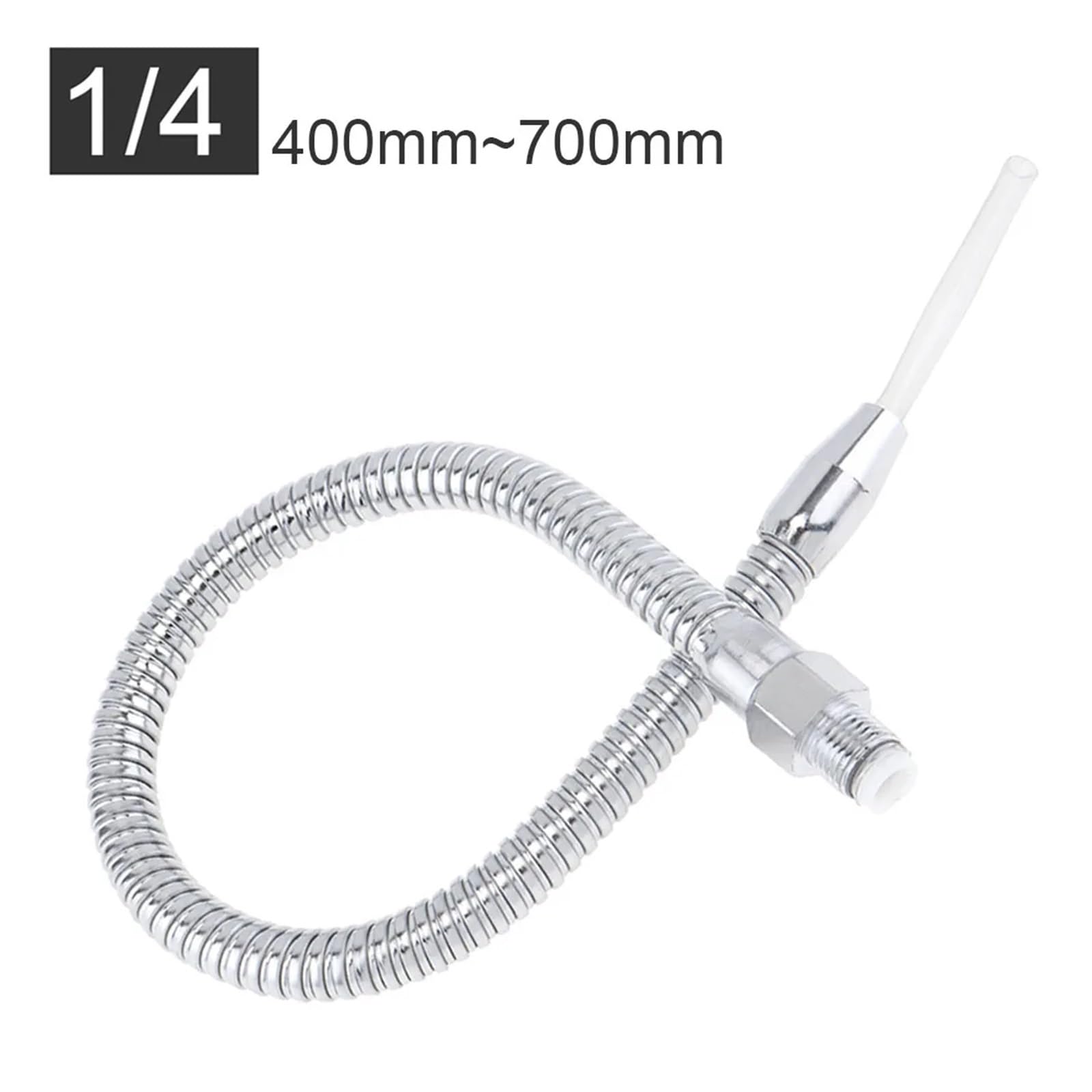 Metalen Flexibele Koelbuis, 1 pc 1/2 3/8 1/4 inch 400-700 mm metalen slang flexibele wateroliekoelbuis met ronde kopmondstuk for CNC-machine/frezen/draaibank(45661,600mm Metalen Flexibele Koelbuis, 1 pc 1/2 3/8 1/4 inch 400-700 mm metalen slang flexibele wateroliekoelbuis met ronde kopmondstuk for CNC-machine/frezen/draaibank(45661,600mm