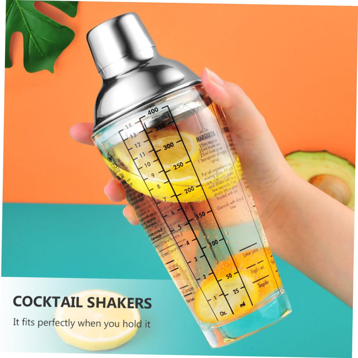 Cocteleras de Acero Inoxidable Equipo Profesional para Coctelería Herramientas para Preparar Cócteles Casa Colores Surtidos Duraderas y Seguras para Uso Prolongado