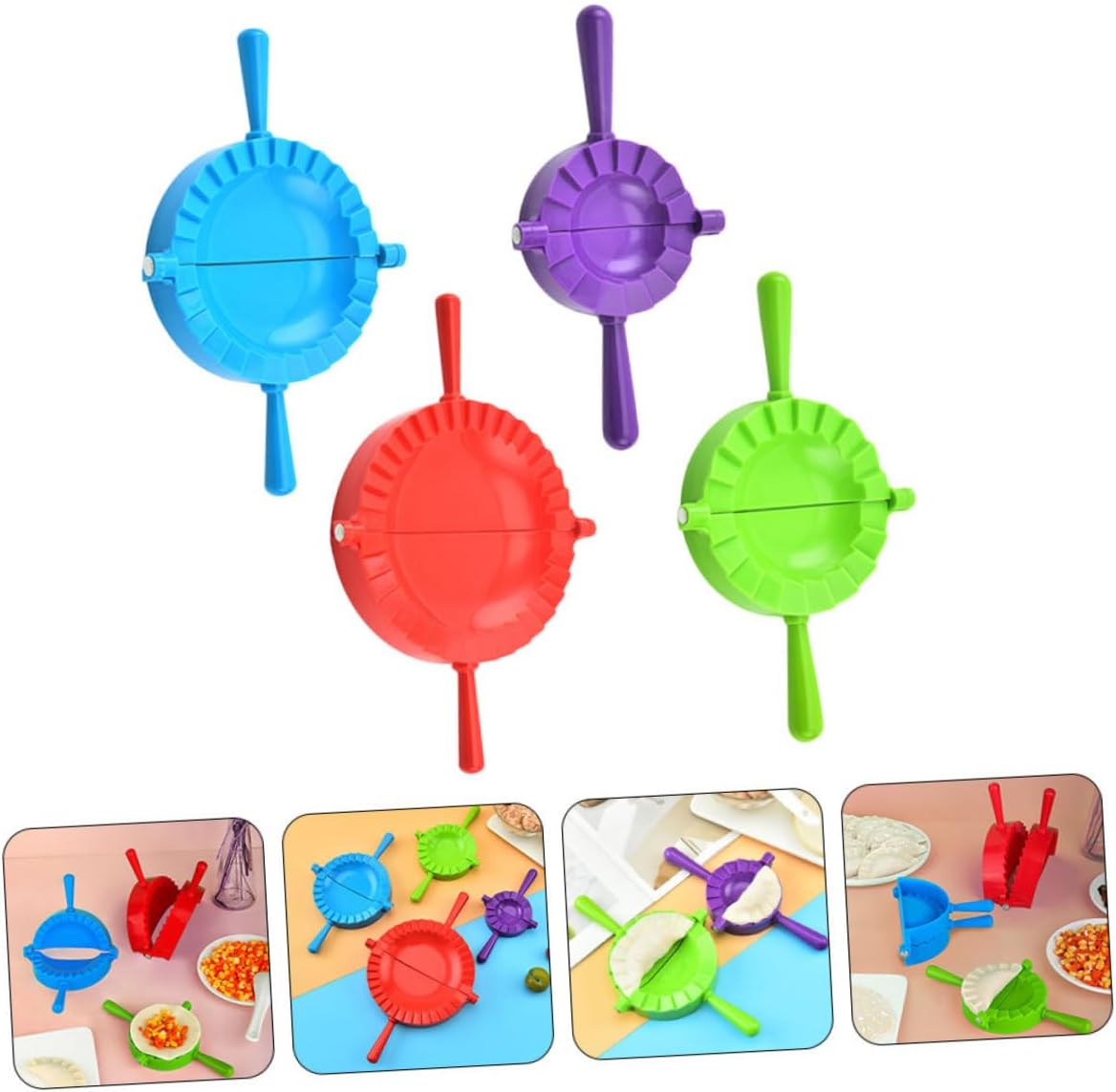 Dumpling Maker Press Set Dumpling Mold Tool Set for Calzone Empanada Ravioli More Easy to Use Clean for Kitchen