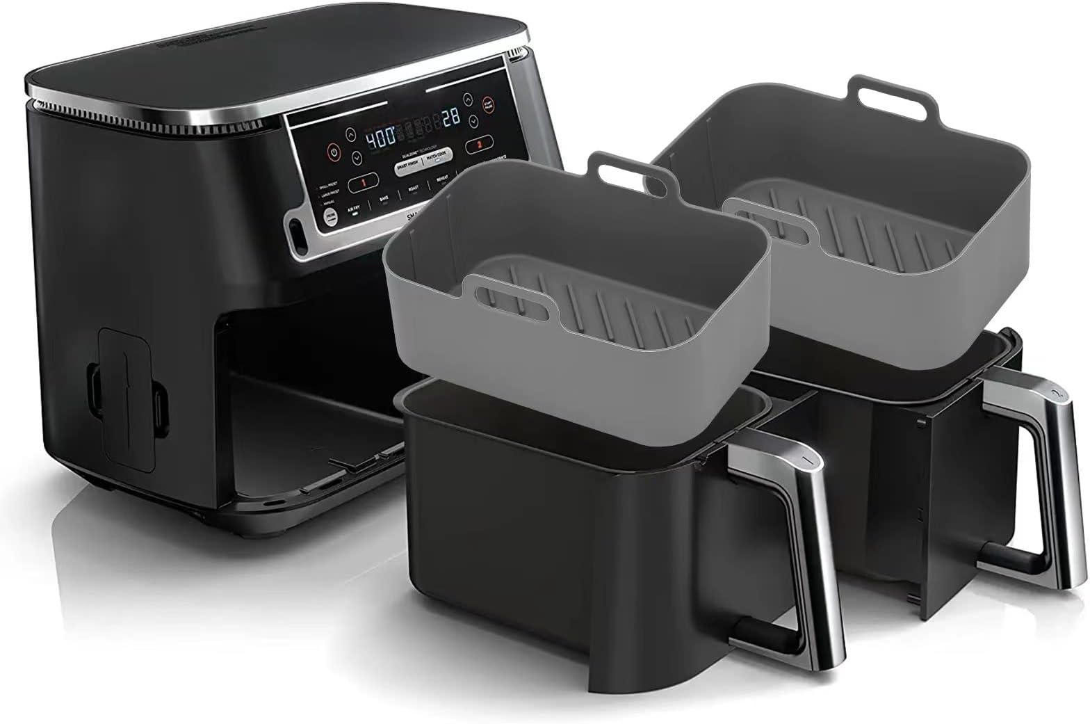 Air Fryer Silicone Liners for 6-8 Quart