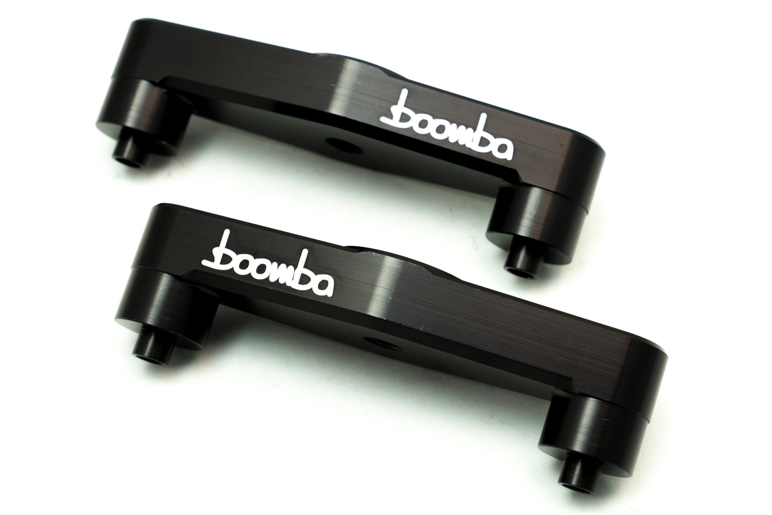 Side Mount Bracket Set with Lights Included Compatible with Jeep Wrangler/Gladiator (Black)