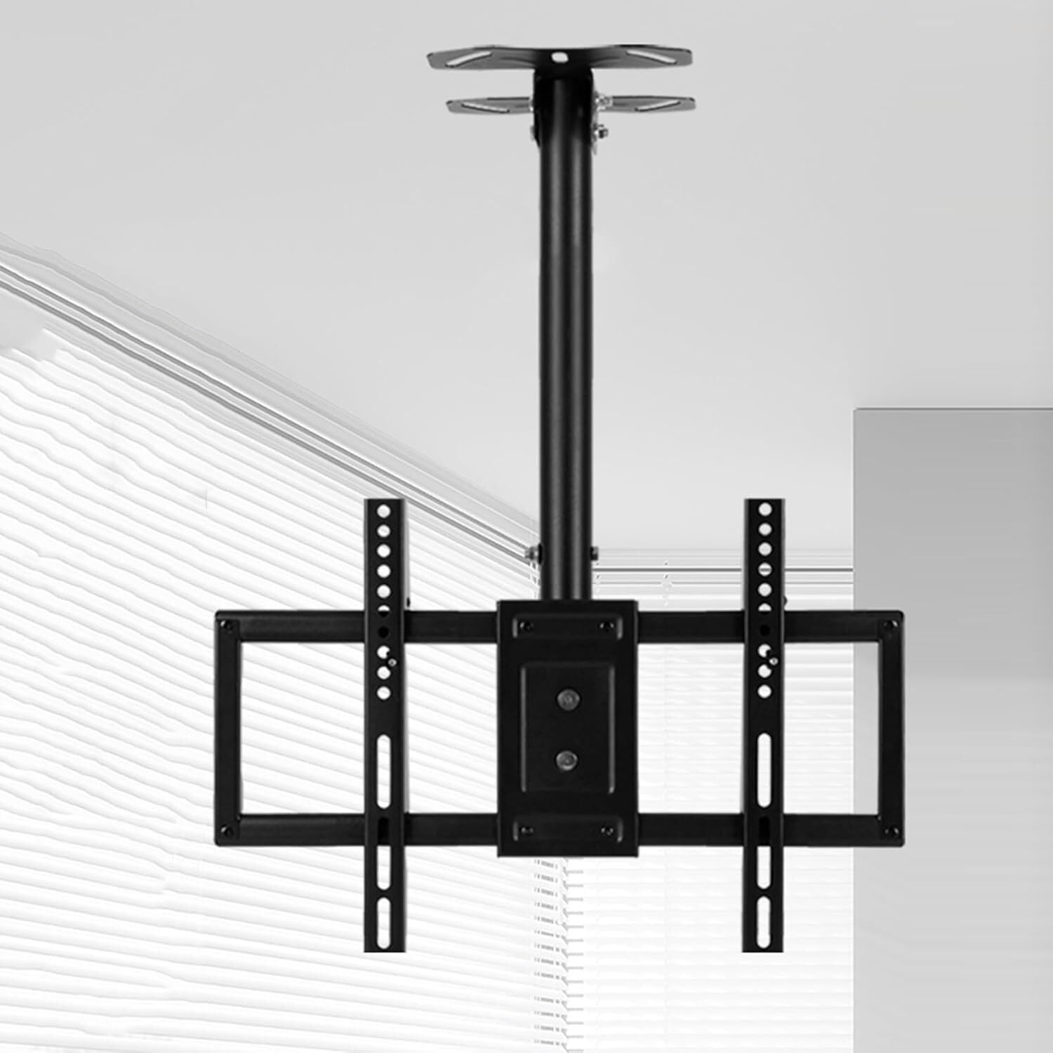 Monitor Arms Adjustable Ceiling - Ceiling, Full Motion TV Ceiling Bracket, Swivel and Tilt Bracket for 45-80 Inch TVs, Expanding Metal Screw Fixing