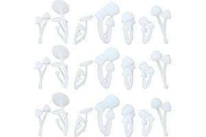 21-Piece Tiny Mushroom Bulk for Resin Jewelry