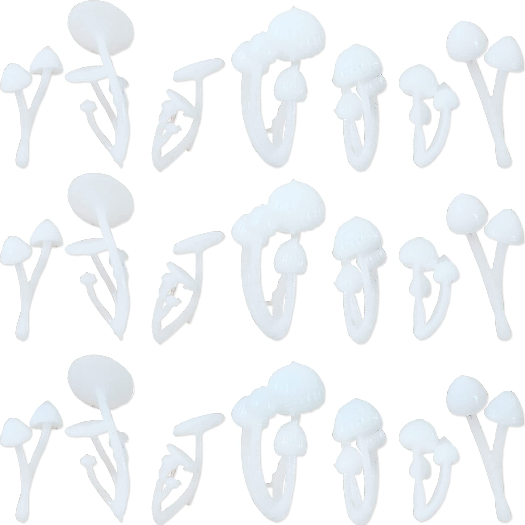 RONYOUNG 21PCS Plastic Handmade Mini Mushrooms, Resin Jewelry Making Supplies, DIY Craft Resin Filling Micro Landscape Small Mushroom