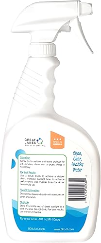 Miniatura 6 de A011-J5R-5G Enzima listo para usar limpiador para piscinas, cubo de 5 galones