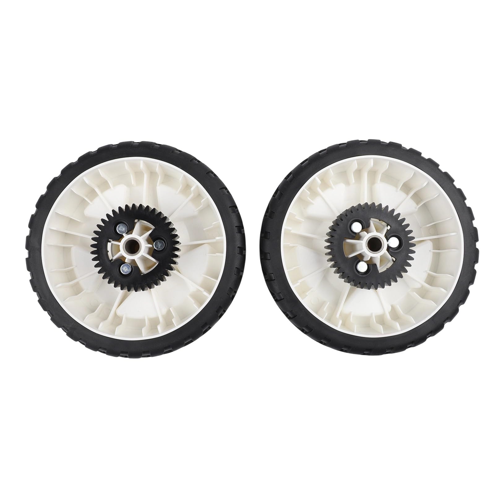 Conjunto de rueda para cortacésped de 8 pulgadas con engranaje y rodamiento para cortacésped de empuje, para piezas OEM 115-4695 138-3216