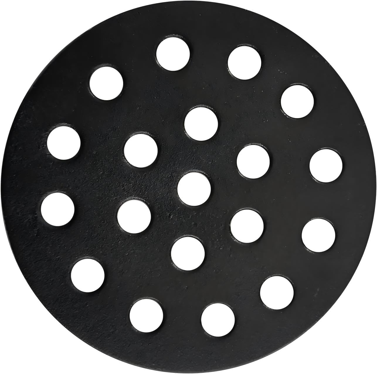 Round cast Iron fire Grate,BBQ high Heat Charcoal Plate for XLarge Big Green Egg fire Grate Bottom Grate Grill Parts Charcoal Grate Replacement Parts XLarge Big Green Egg Accessories-17inch