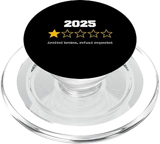 2025 One-Star Review Broken Delivery Refund Requested Humour PopSockets PopGrip for MagSafe