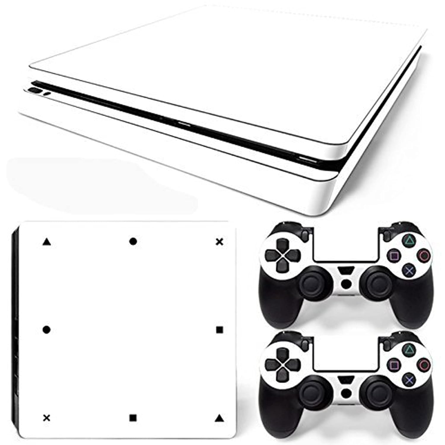 Khushi Decor Pure White Theme 3M Skin Sticker Cover for PS4 Slim Console and Controllers (B0CQM6JMVX) Amazon Price History, Amazon Price Tracker