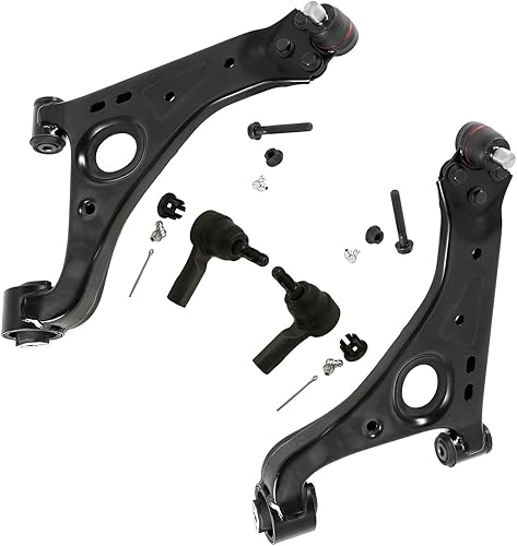 Miniatura 1067 de Detroit Axle - Kit de brazos de control delanteros de 4 piezas para Chevrolet Aveo Aveo5 Pontiac G3 Wave Wave5 Suzuki Swift+, 2 brazos de control