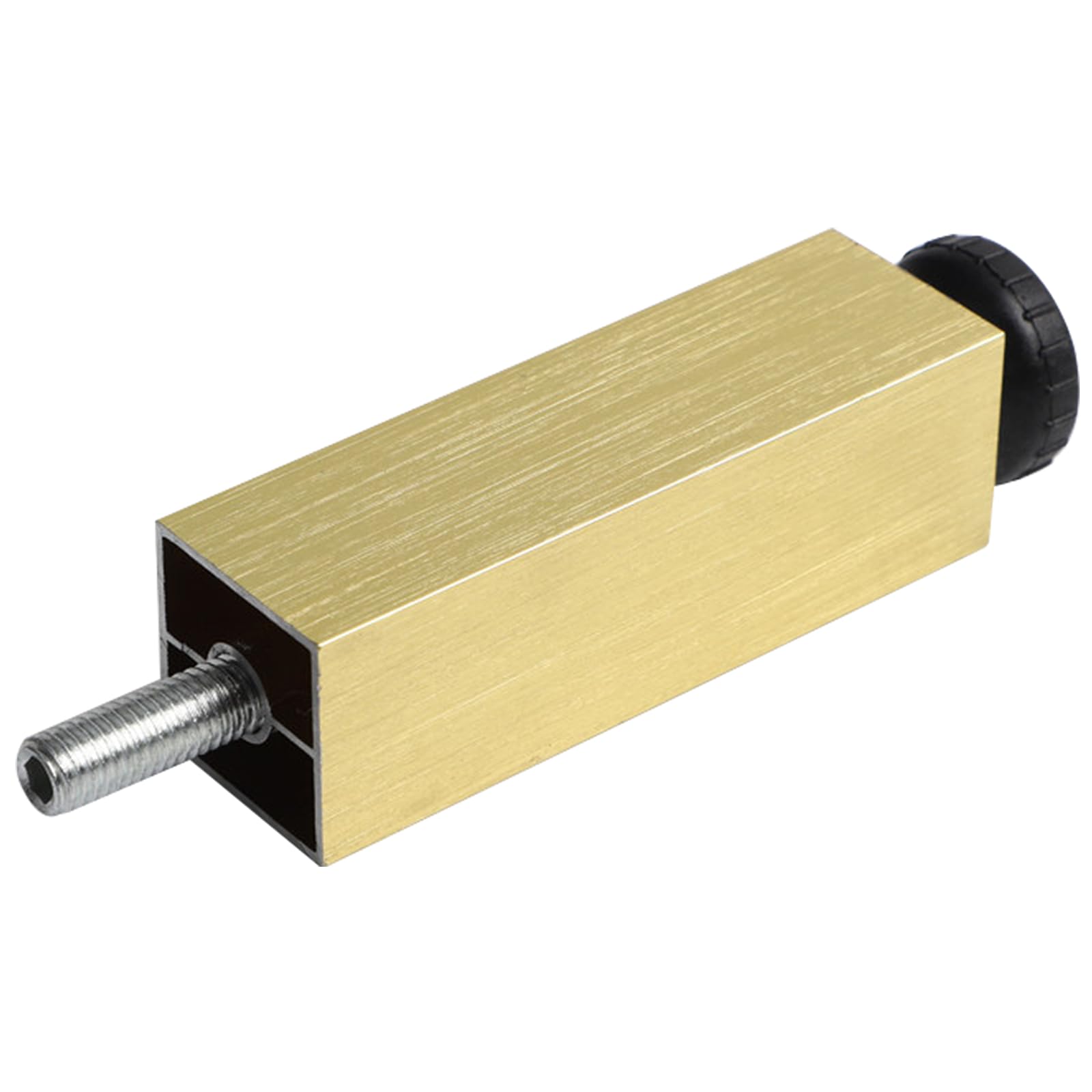 Patas para Muebles de Bano Dorados, 4 Piezas Patas para Mesas Regulables Pies de Sofá Dorados para Armario Aleación Aluminio | Anodizado Pata Cama Altura Opcional: 6-50cm Pies de Gabinete 45cm/17.8"