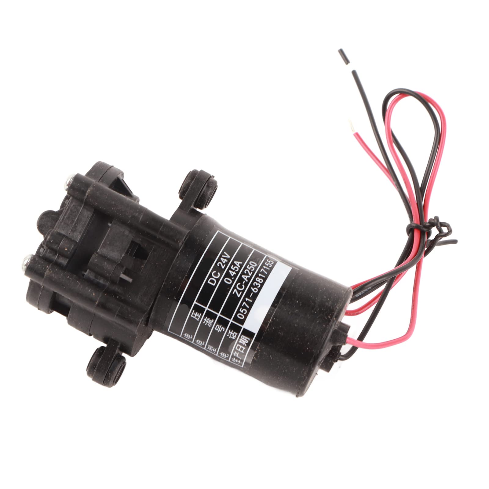 Jelquix ZC‑A250 DC24V Mini Self Priming Water Pump for Coffee Machines and Dispensers, Durable Resistant Plastic, High Efficiency