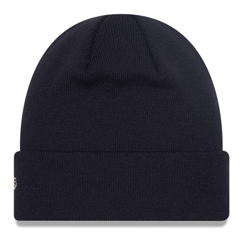 New Era L.A. Dodgers czapka beanie z mankietami - MLB metaliczna - czarno-złota