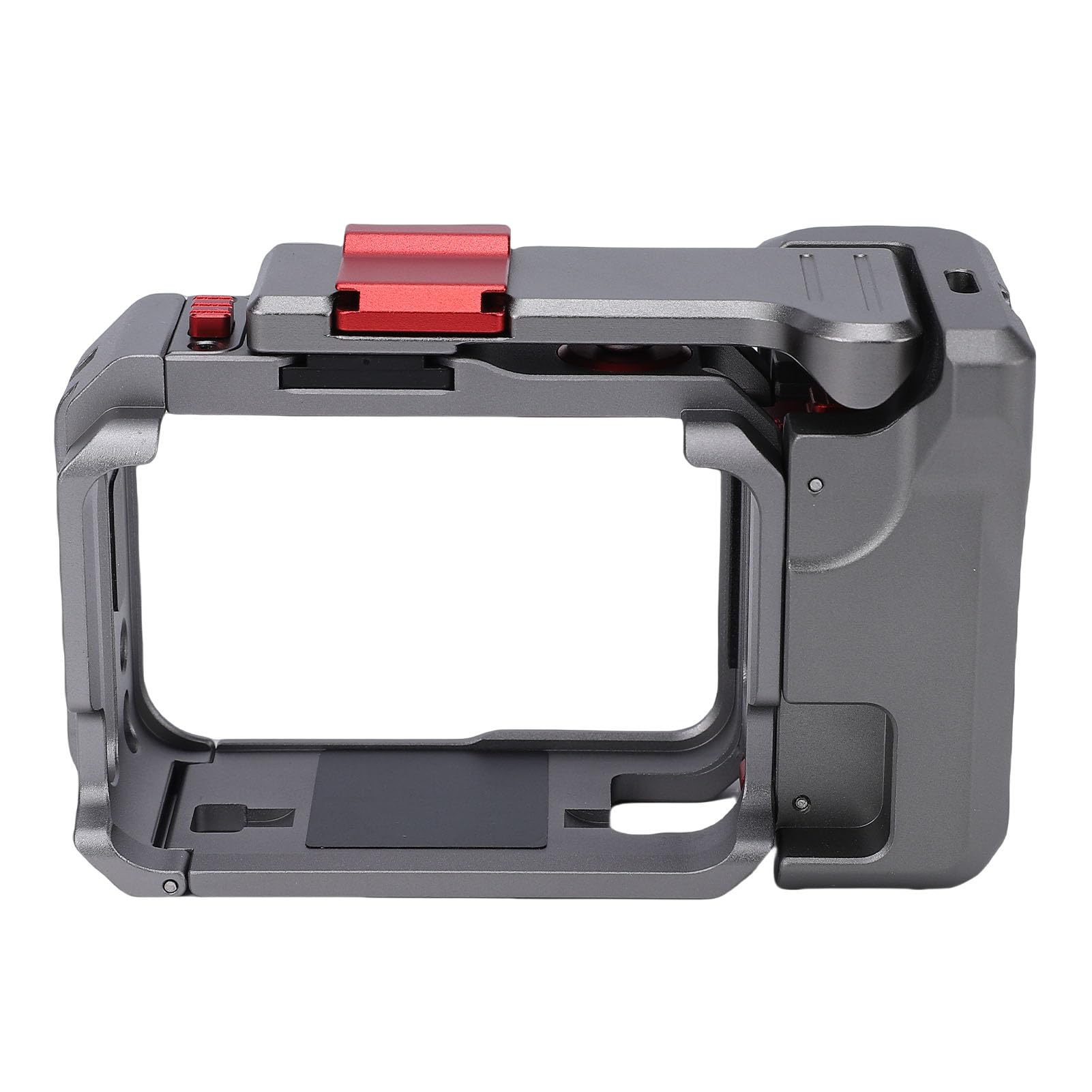 Kit Street Grip, Gabbia per Fotocamera in Lega di Alluminio con Protezione Antiurto e Impugnatura in Silicone per Go Ultra, con Supporto per Fredda e Cinturino da Po