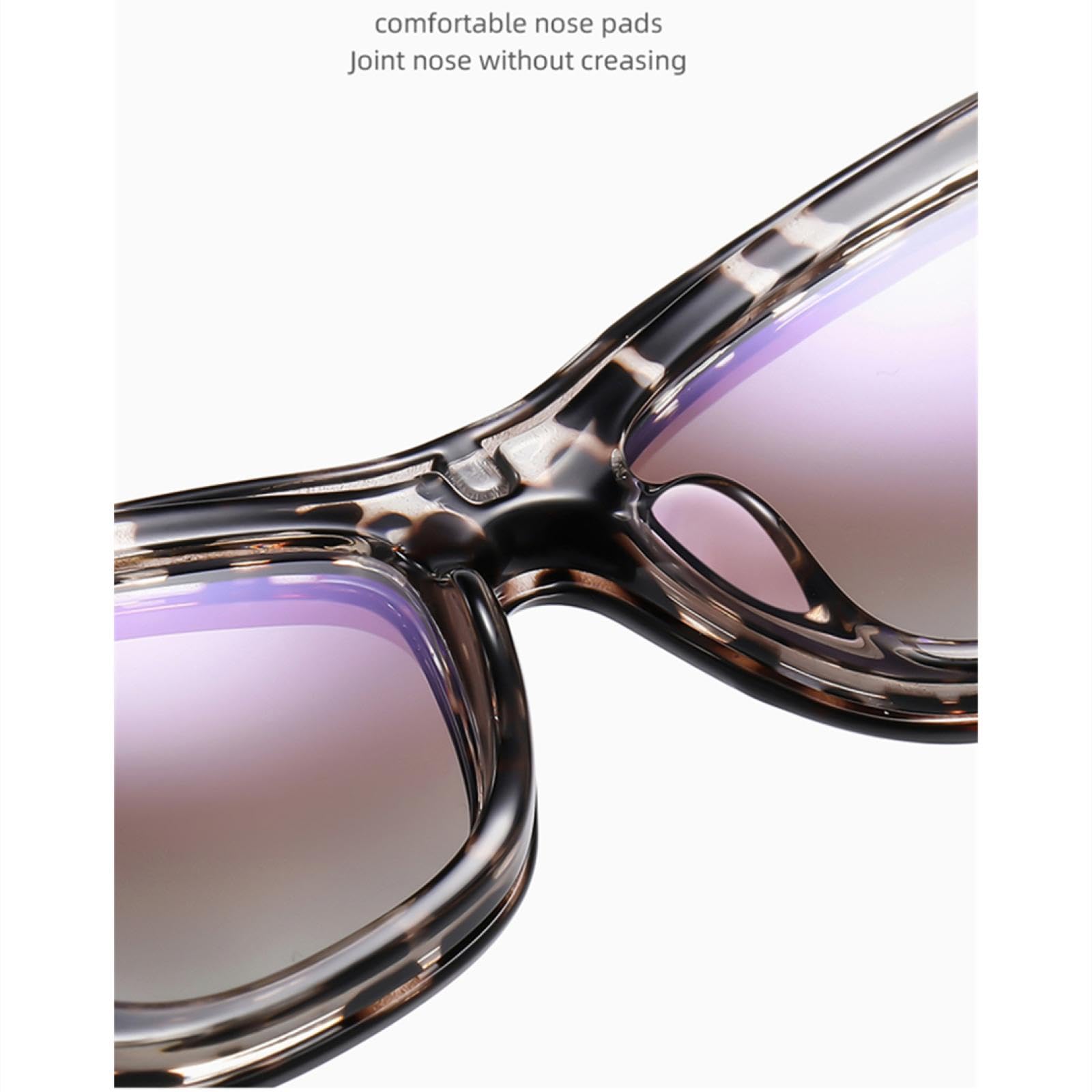 Gafas polarizadas para mujer con clip magnético, montura de acetato, gafas de moda para mujer