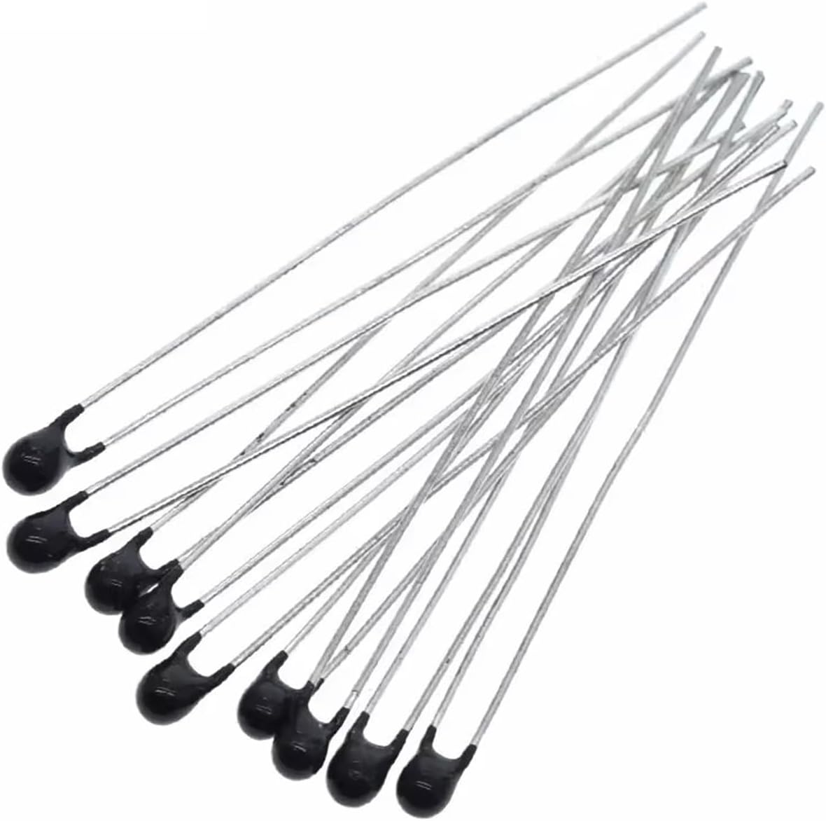 MF52AT/MF52 B 3950 NTC Thermistor (10PCS, 5% Tolerance) – 1K-100K Thermal Resistor for Temperature Sensing Projects(100K)