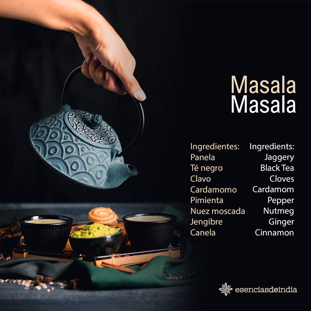 Chailatte instantaneo con masala ESENCIAS DE INDIA doypack 300g