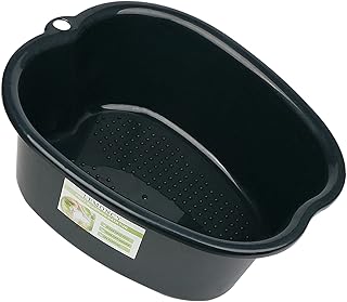 Lemoncy Foot Soaking Tub, Durable Foot Soaking Bath Basin Large Foot Bucket Wash Basin Plastic Foot Tub Convenient Foot Ma...