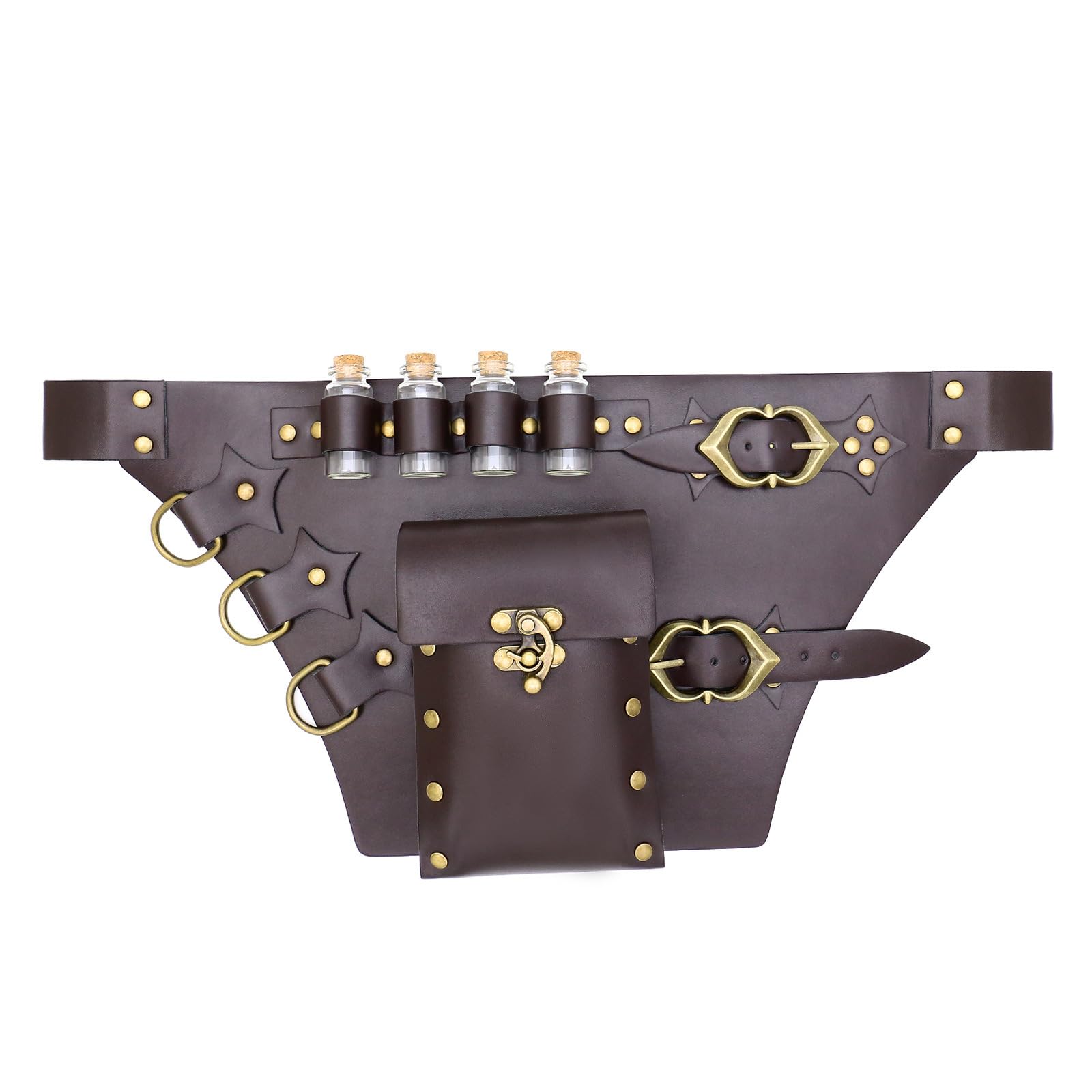 Cinturón punk medieval simple para disfraz LARP y festividades para fiestas de disfraces y accesorio de cintura elegante diario