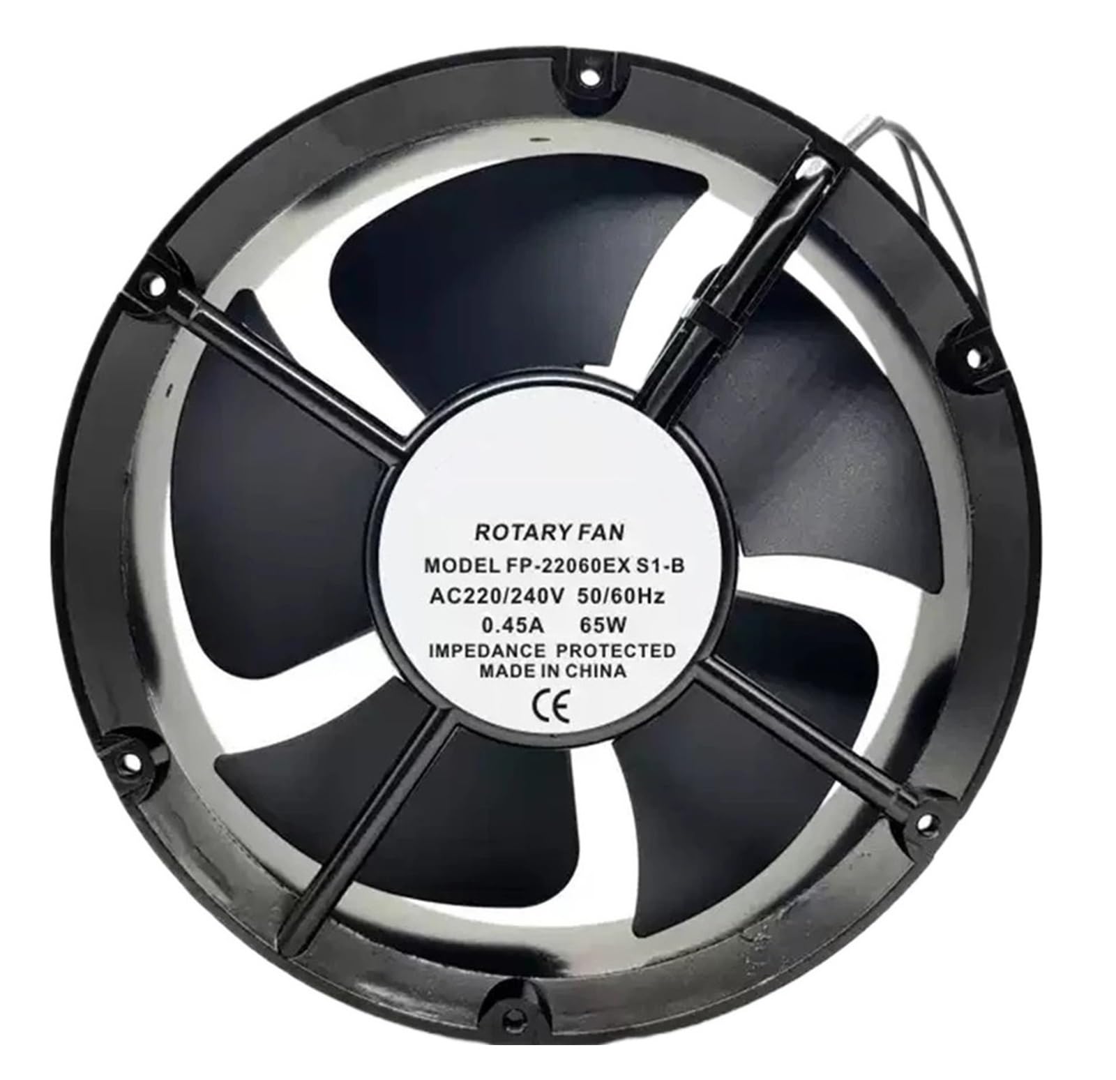 ZBWZXBDJ 22CM Cooling fan 22060 220V 65W FP-22060EX-S1-B Axial Flow fan