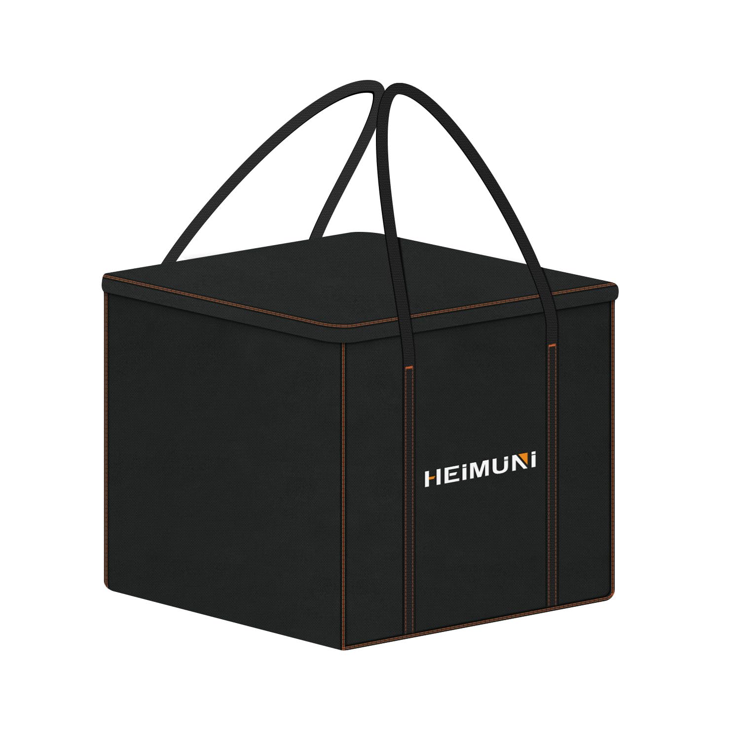 Sac de rangement pour coussin de jardin étanche 420D Oxford noir cube 80x80x80cm