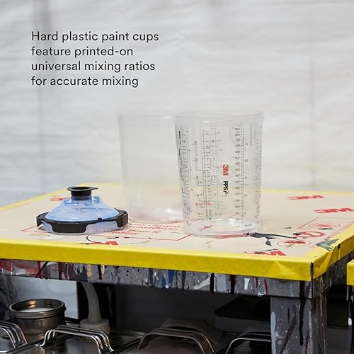 Miniatura 10 de 3M PPS 2.0 - Vasos para pistola pulverizadora, 26023, grande, 28 onzas, uso con pistola de pintura y tapas y revestimientos PPS 2.0 para pintar