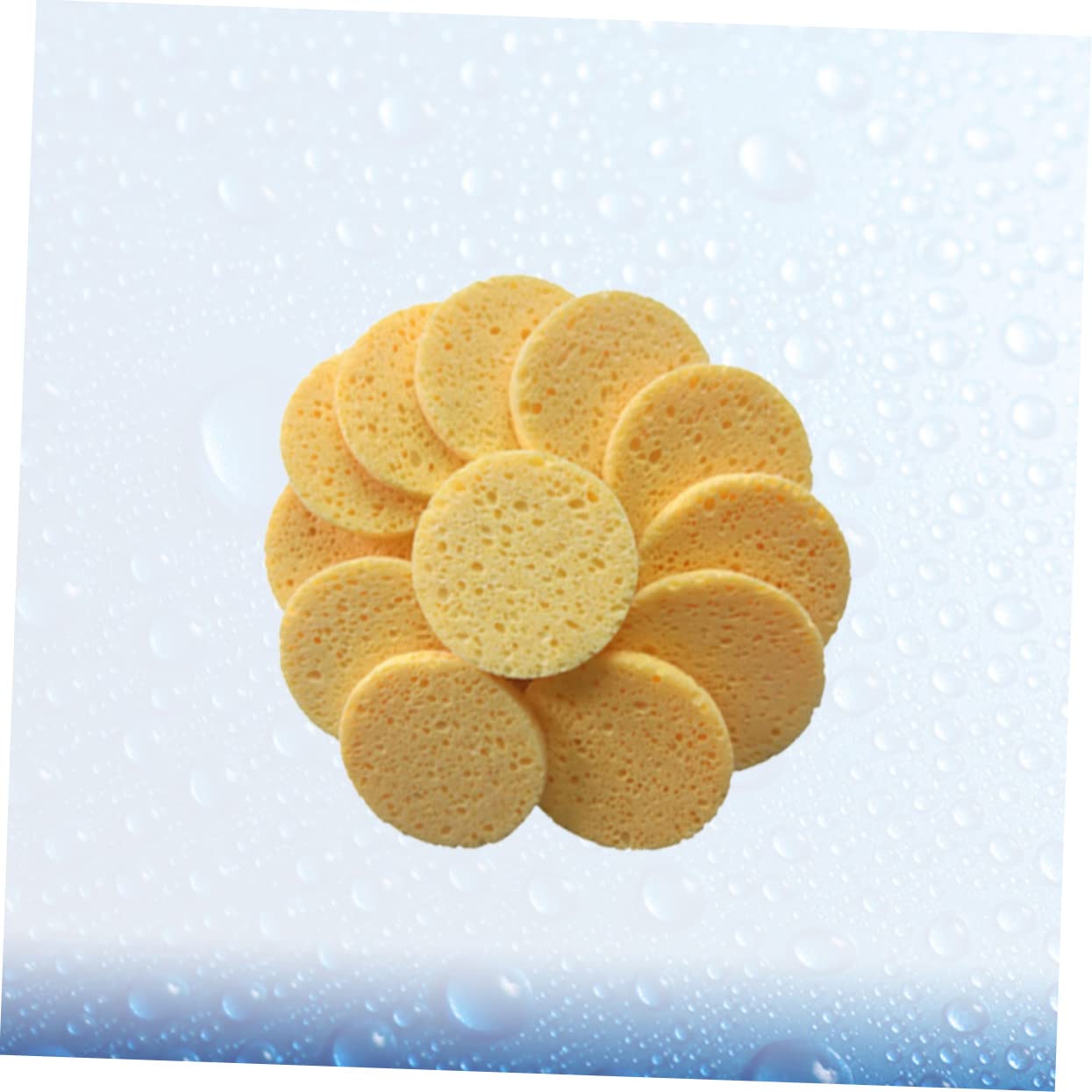 Baluue 60stücke Hautfreundliche Make-up Entferner Pads Zellulose Runde Gesichtsreinigungsschwämme Hautfarbe Für Sanfte Hautpflege Und Make-up Entfernung