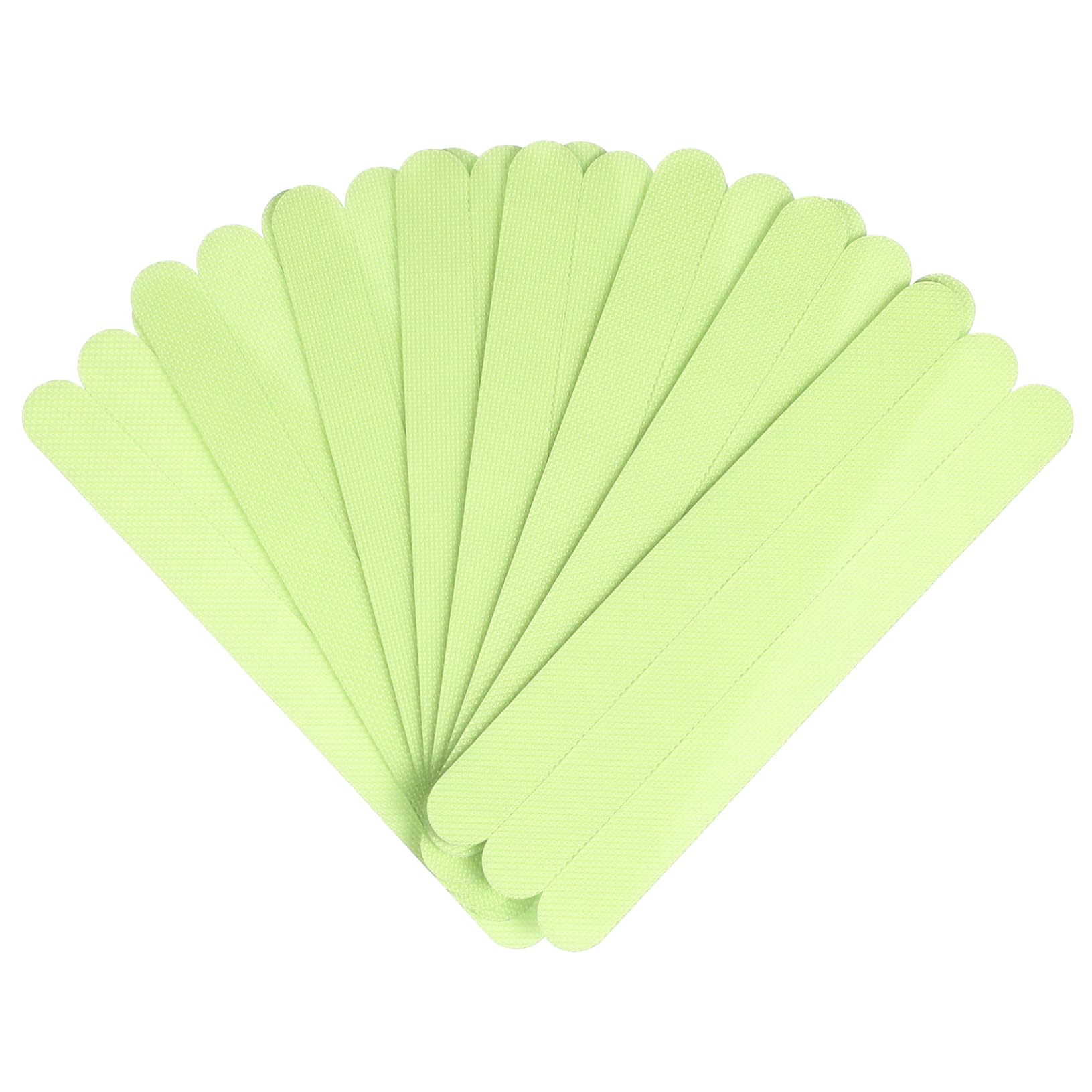 Gatuida 10 Juegos Cinta Antideslizante Sin Peldaños De Escalera Tiras Reflectantes Para Escaleras Divisores Peldaños De Escalera Antideslizantes Accesorio Rodillos Green Mañana Uds * 10