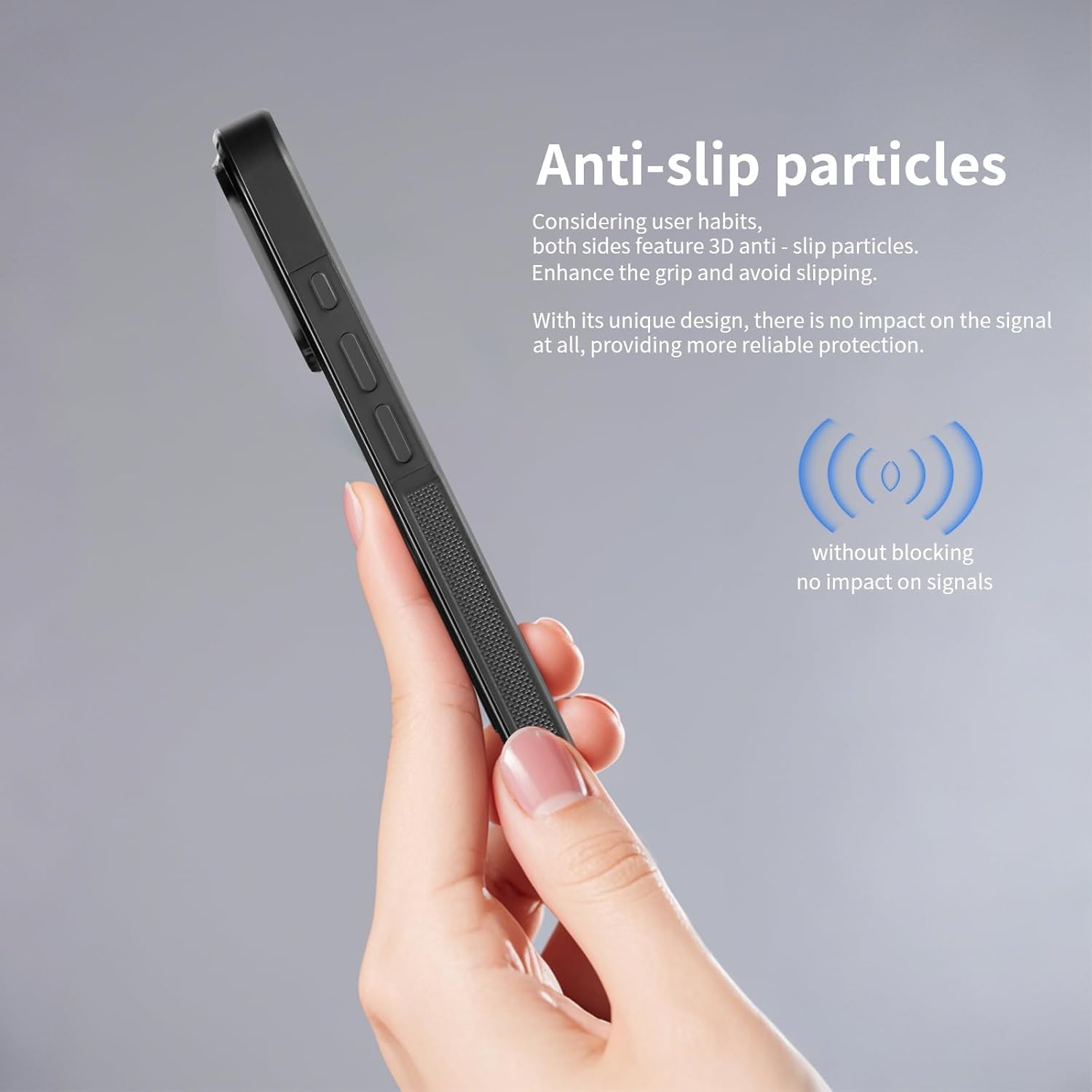 Carbon Fiber Case for iPhone 16e/17e, Wireless Charging Compatible, Anti-Slip Design, Magnetic Full Protection (Black-A)
