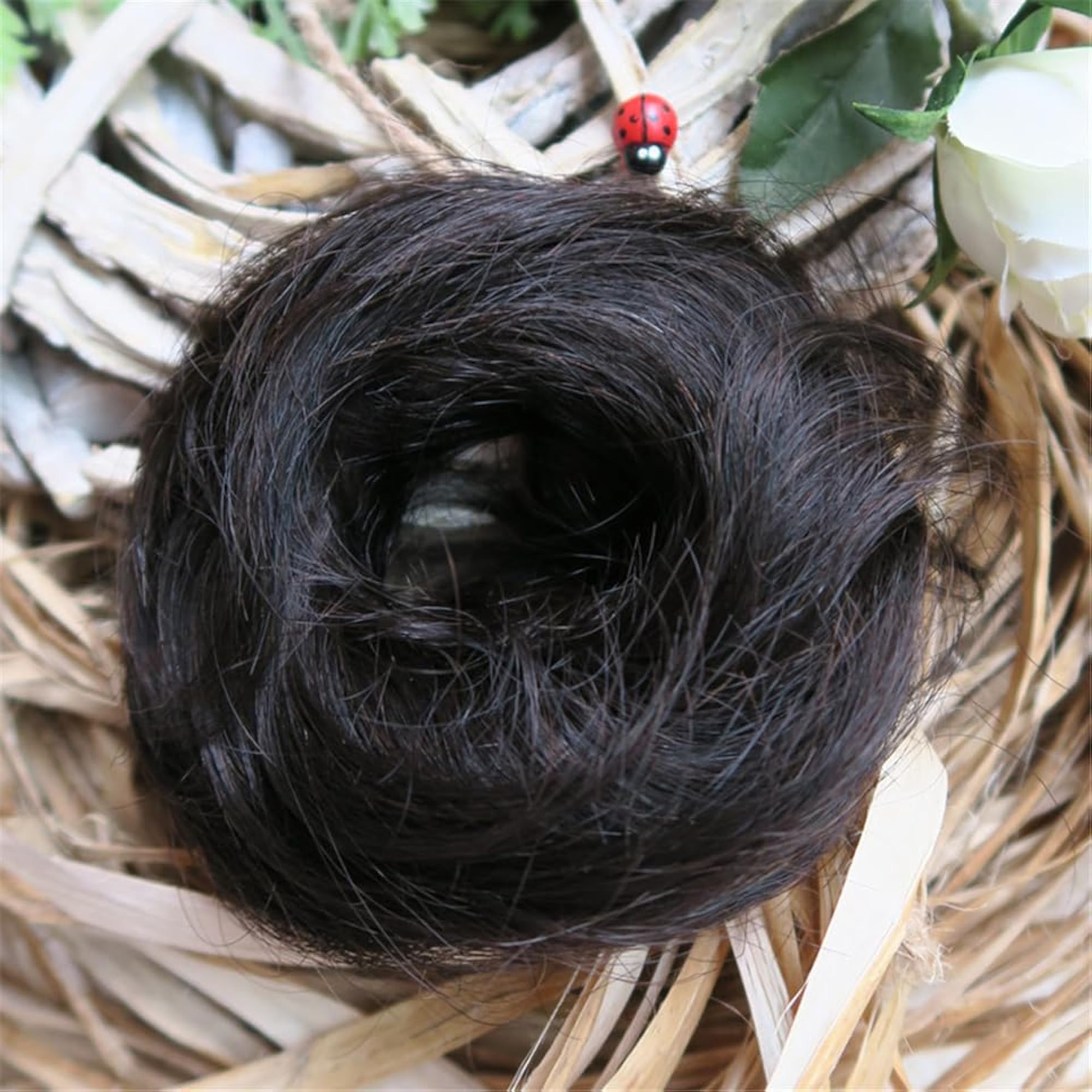 100% Human Hair Bun Extensions Messy Hair Bun Scrunchies
