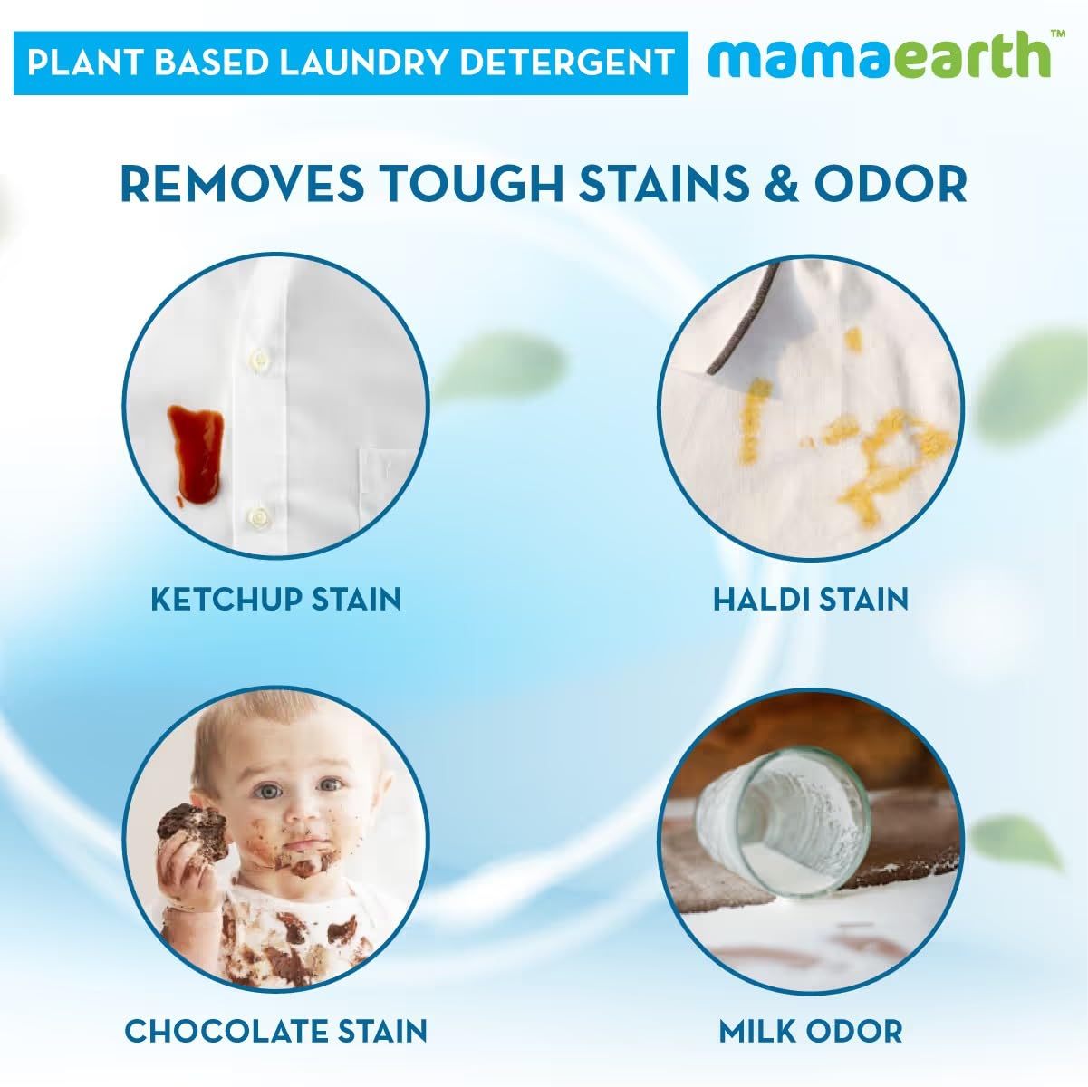 Mamaearth's Plant Based Baby Laundry Liquid Detergent, With Bio-Enzymes and Neem Extracts, 200ml 2