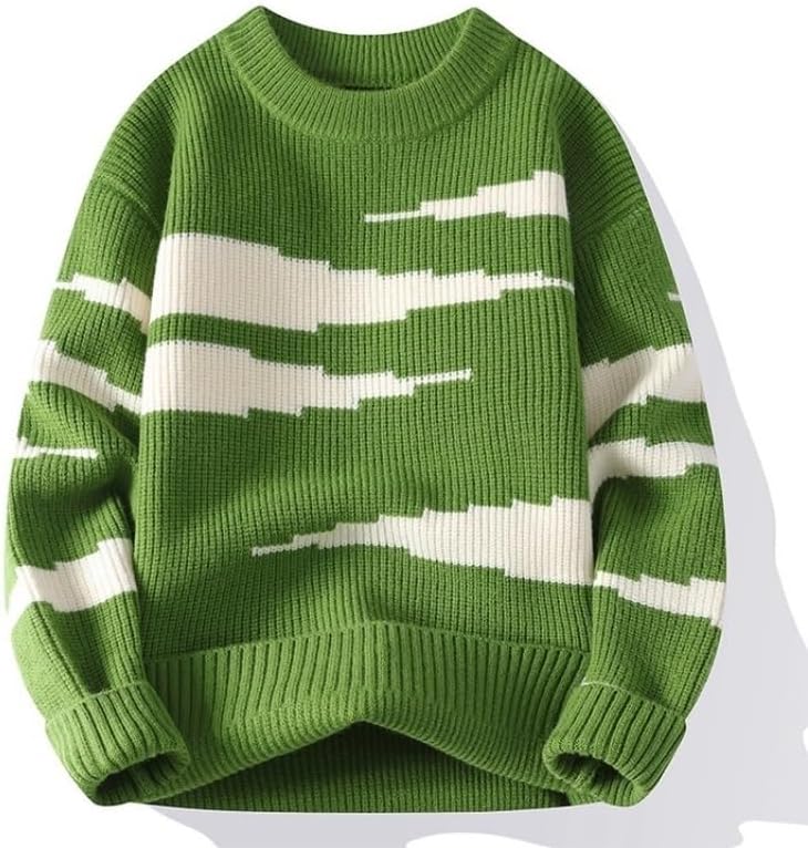 Men's Knitted Sweater Thick Casual Round Neck